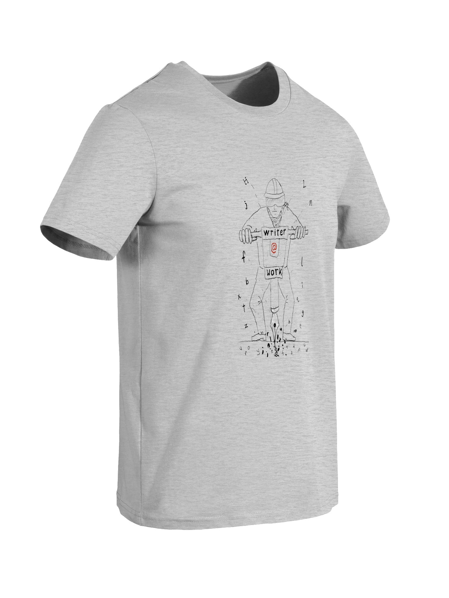 Writer@Work Organic Cotton T-Shirt: Upfront product image (8)