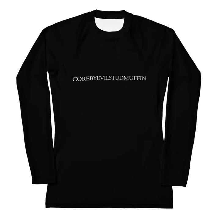 COREBYEVILSTUDMUFIN UNISEX RASHGUARD product image (2)