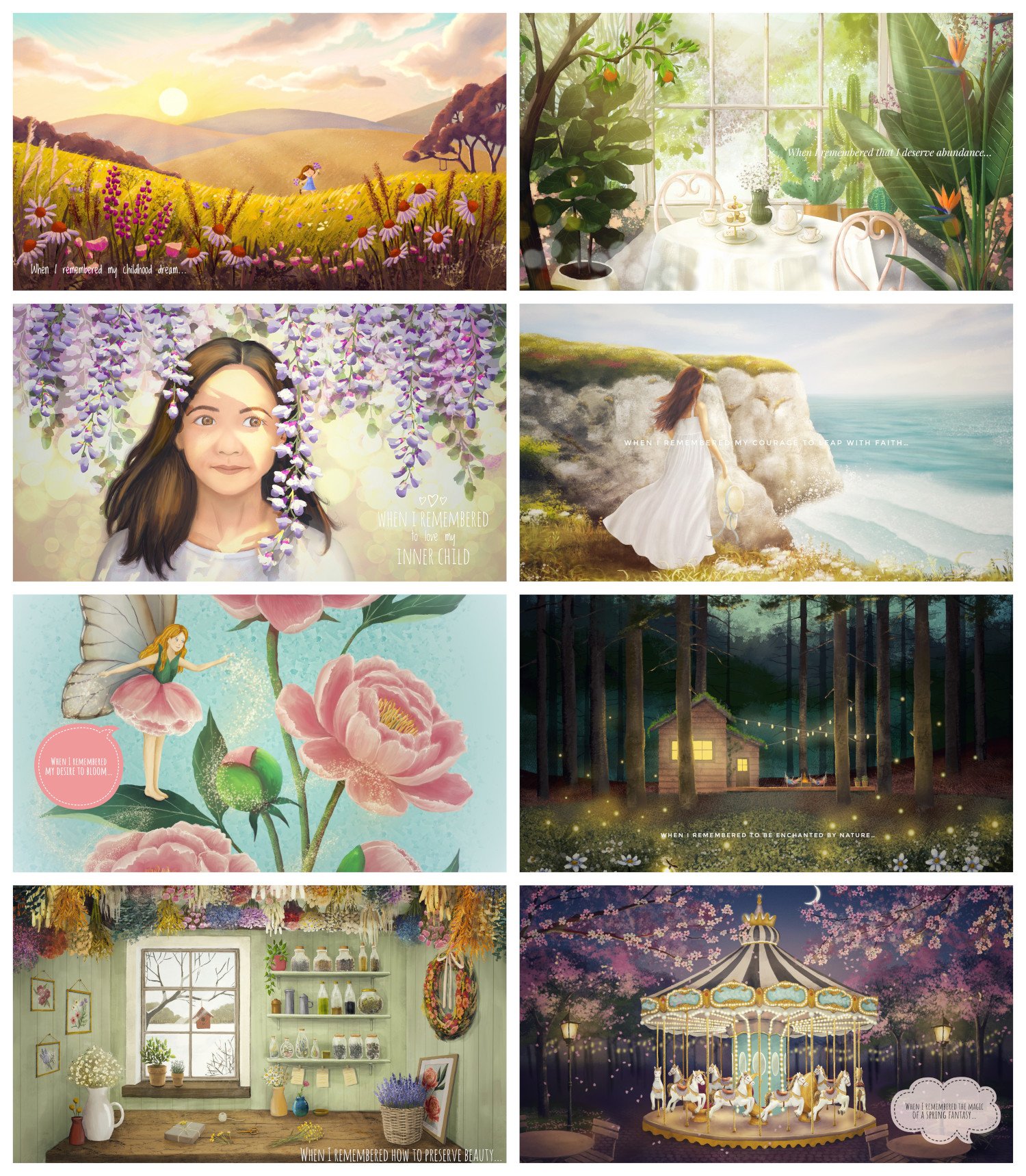 When I Remembered to Love Myself Desktop Wallpaper Collection product image (1)