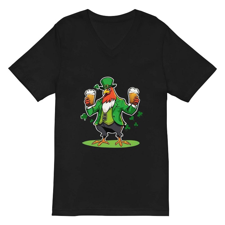 Lucky Rooster V-Neck Tee product image (3)