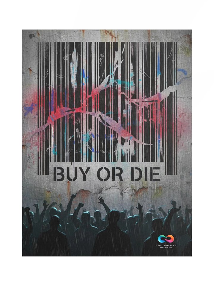 CINEMATIC ART POSTER – DYSTOPIAN FUTURE #006 product image (1)