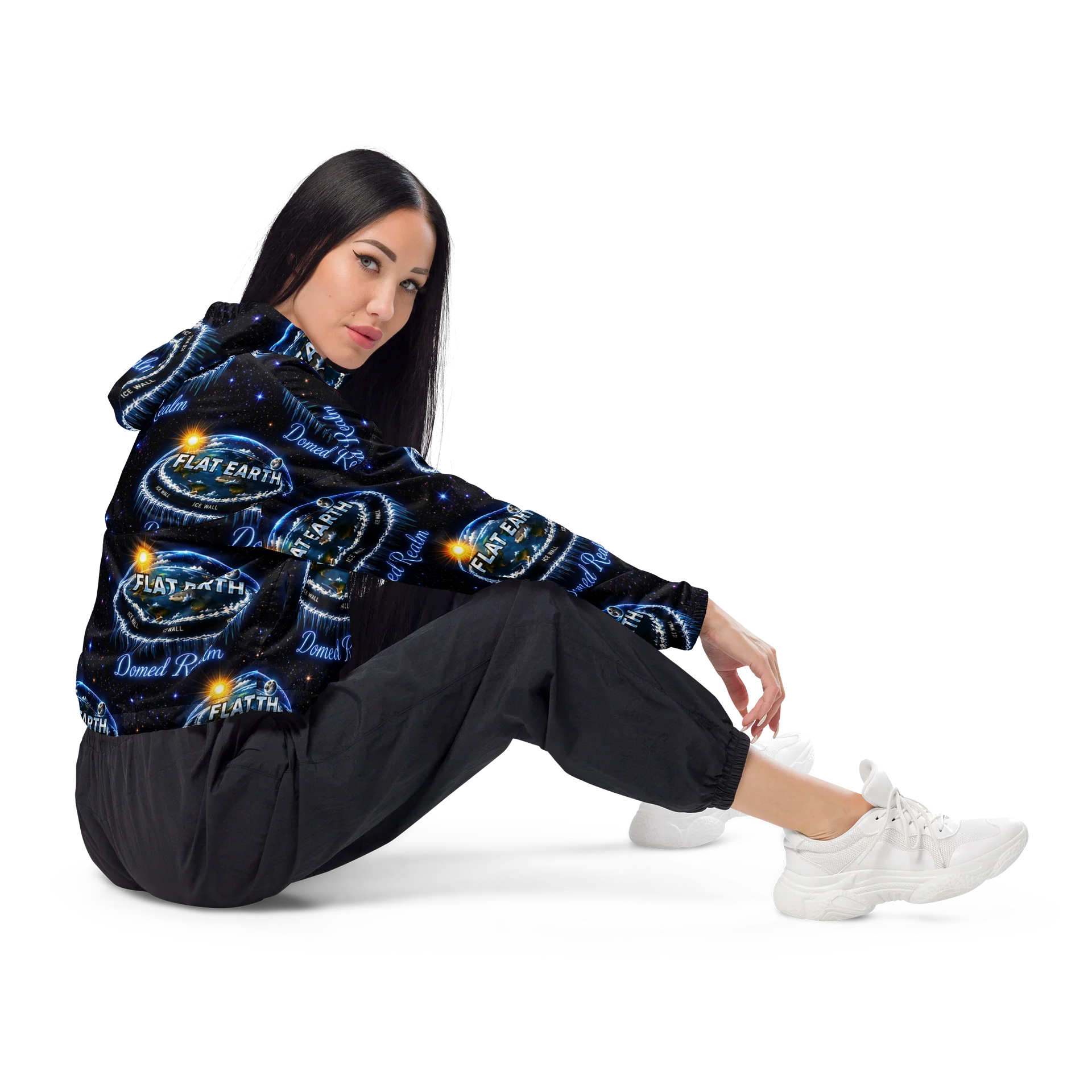 Domed Realm Cropped Windbreaker product image (4)