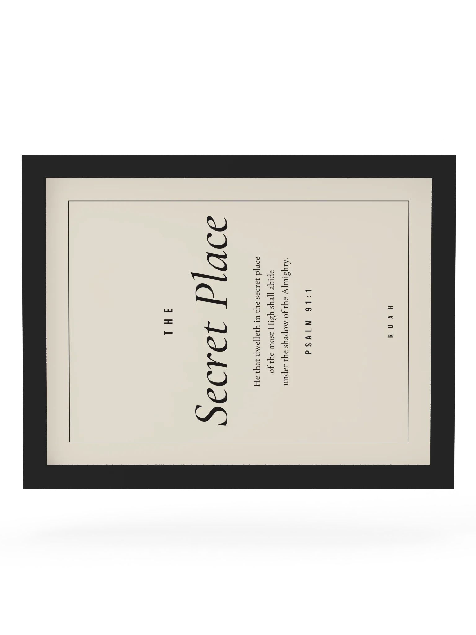 The Secret Place: Psalm 91:1 Framed Poster product image (12)