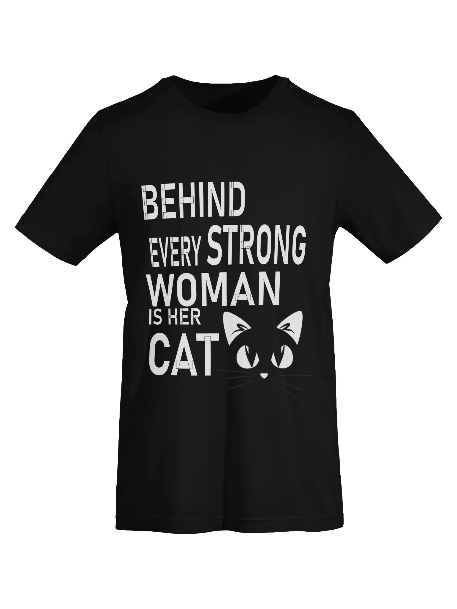 Behind Every Strong Woman Is Her Cat Funny Cat Mom Gift product image (17)