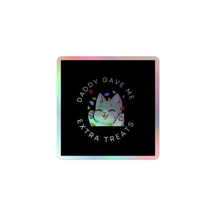 Daddy's Treats Holographic Sticker Sheet product image (1)
