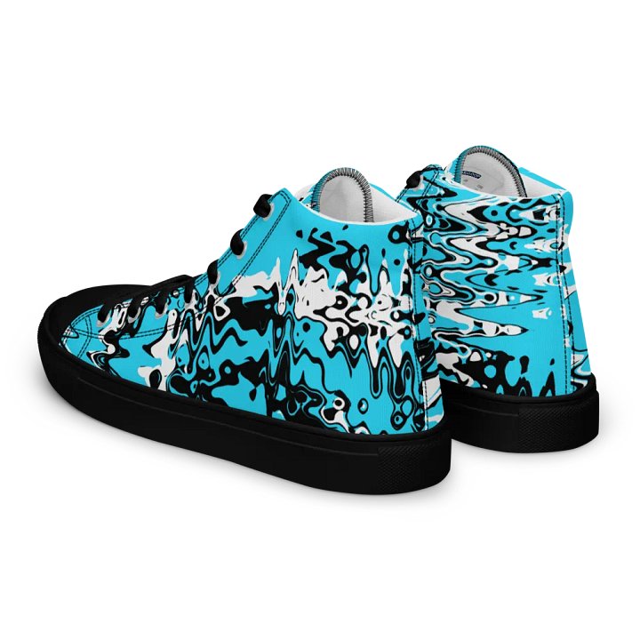 Cyberblue, high top canvas shoes (womens) product image (2)