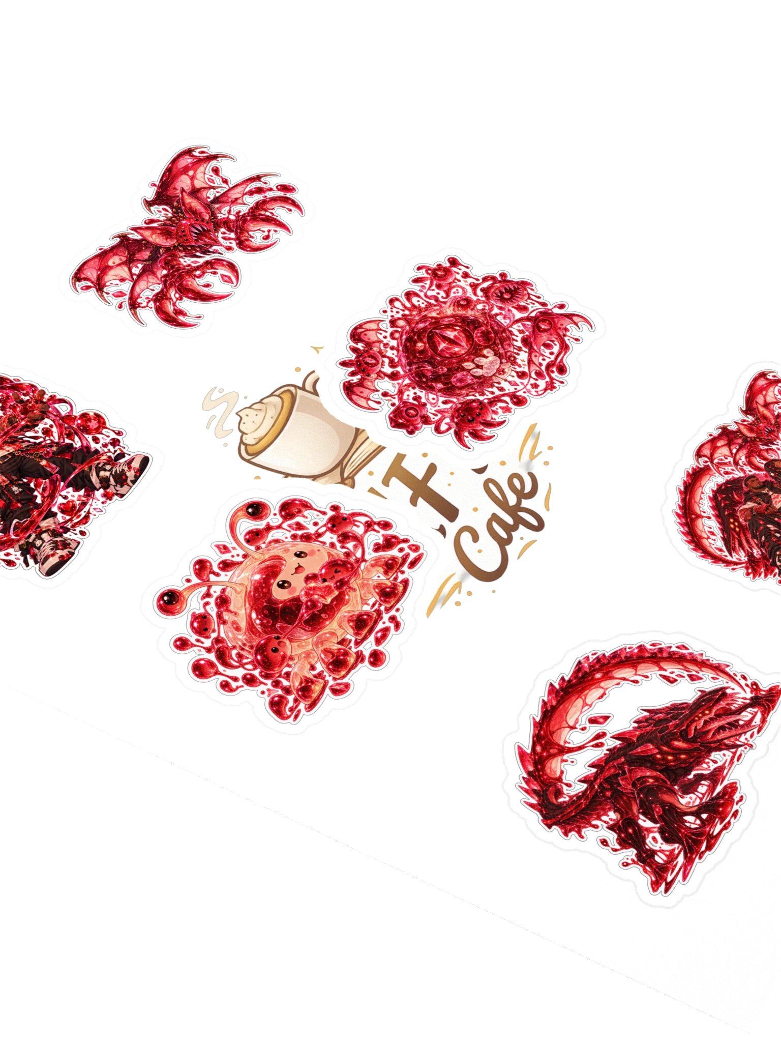 Gummy Grindlings: Bloodshapers — 6 Sticker Pack product image (2)