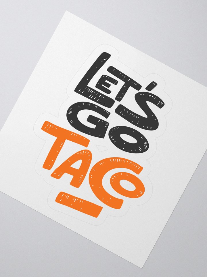 Let's Go TACO Sticker product image (5)