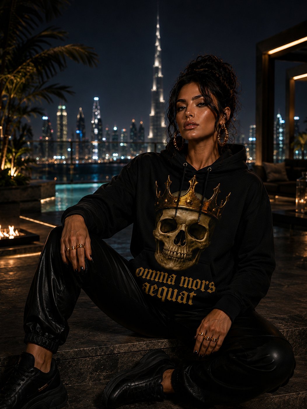OMMA MORS AEQUAT “Death Makes all things Equal” Hoodie product image (4)