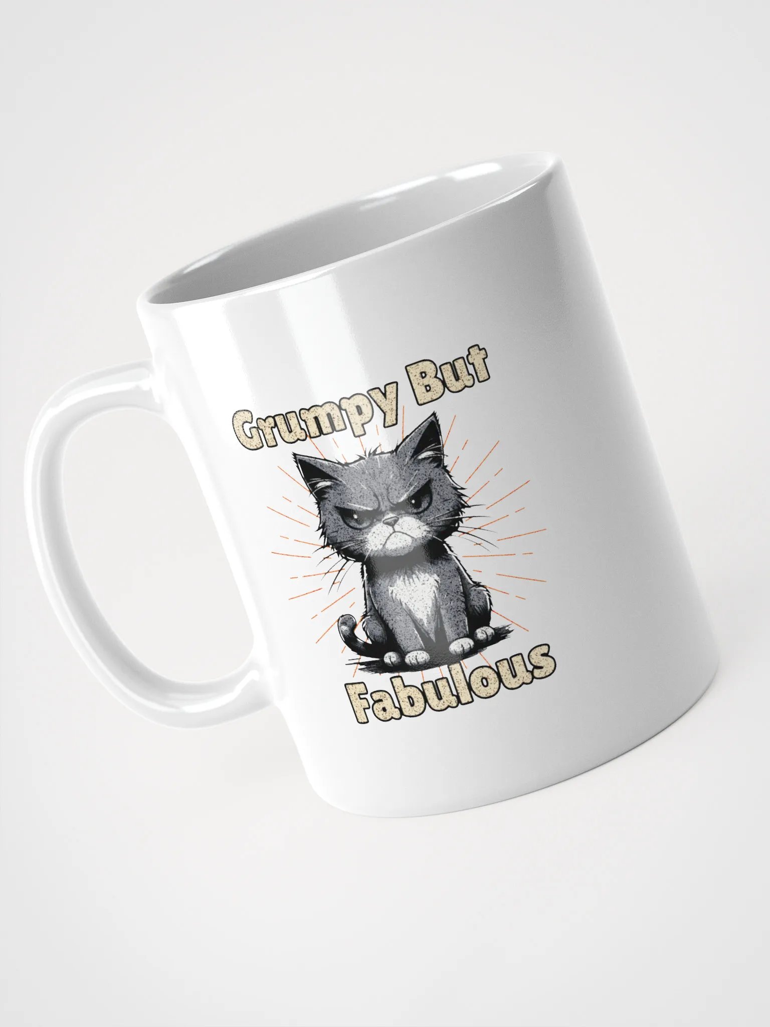 Grumpy But Fabulous Cat Mug product image (2)