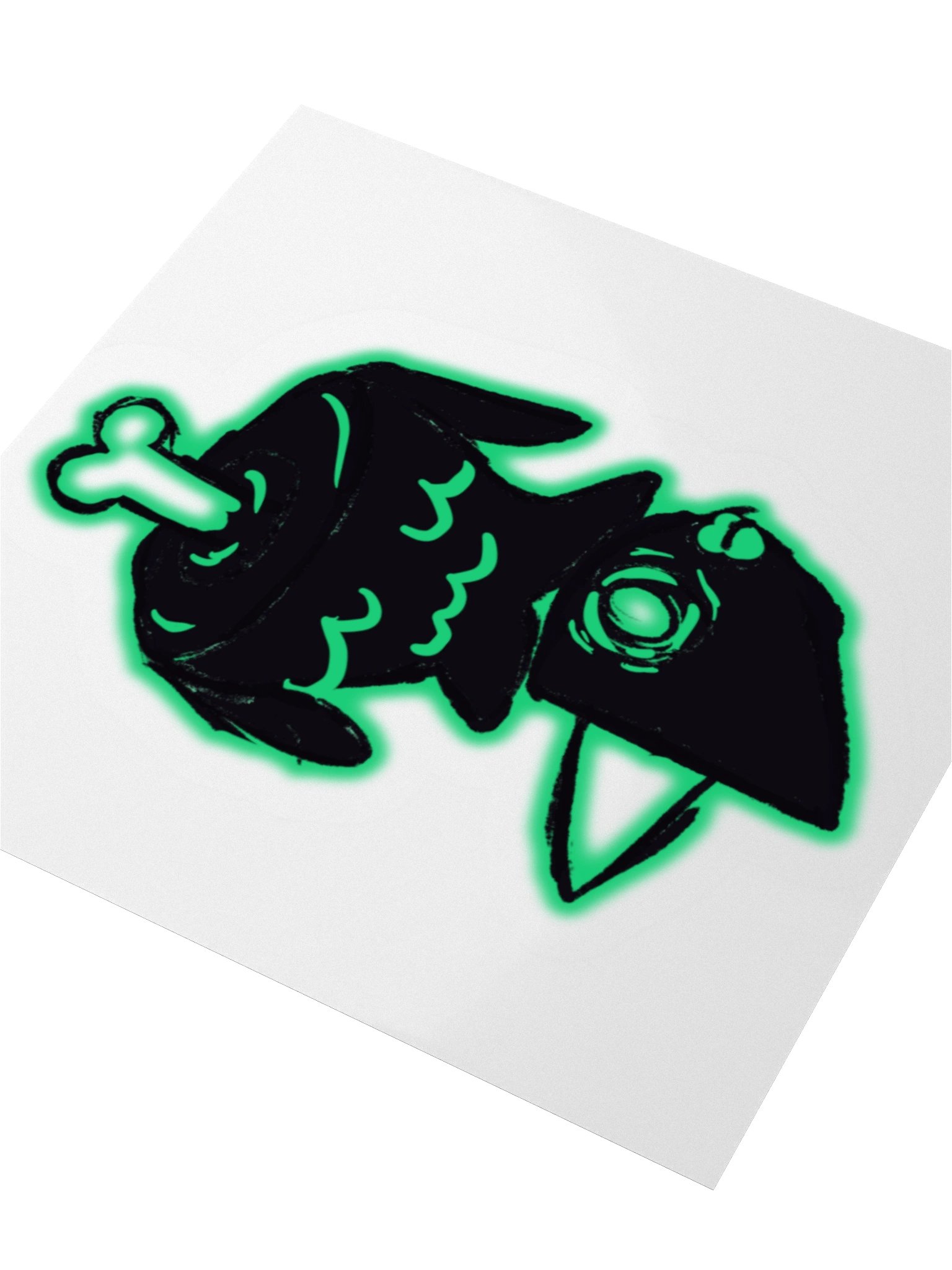 Anxiety Fish – “Where’s My Head?” Sticker product image (9)
