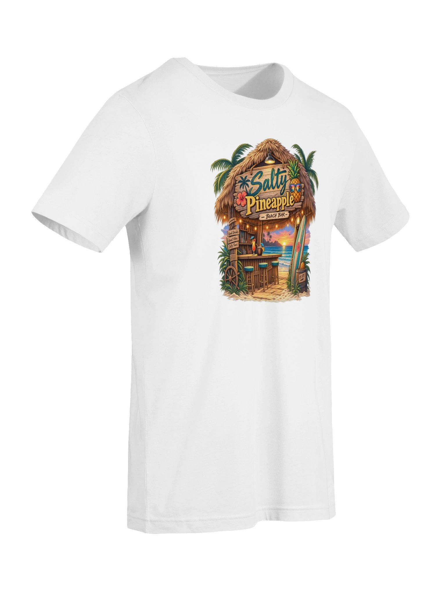 Salty Pineapple Beach Bar T-Shirt product image (7)