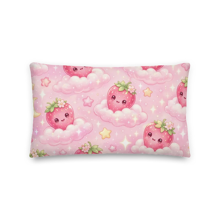 Whimsical Strawberry Dreams Pillow product image (5)