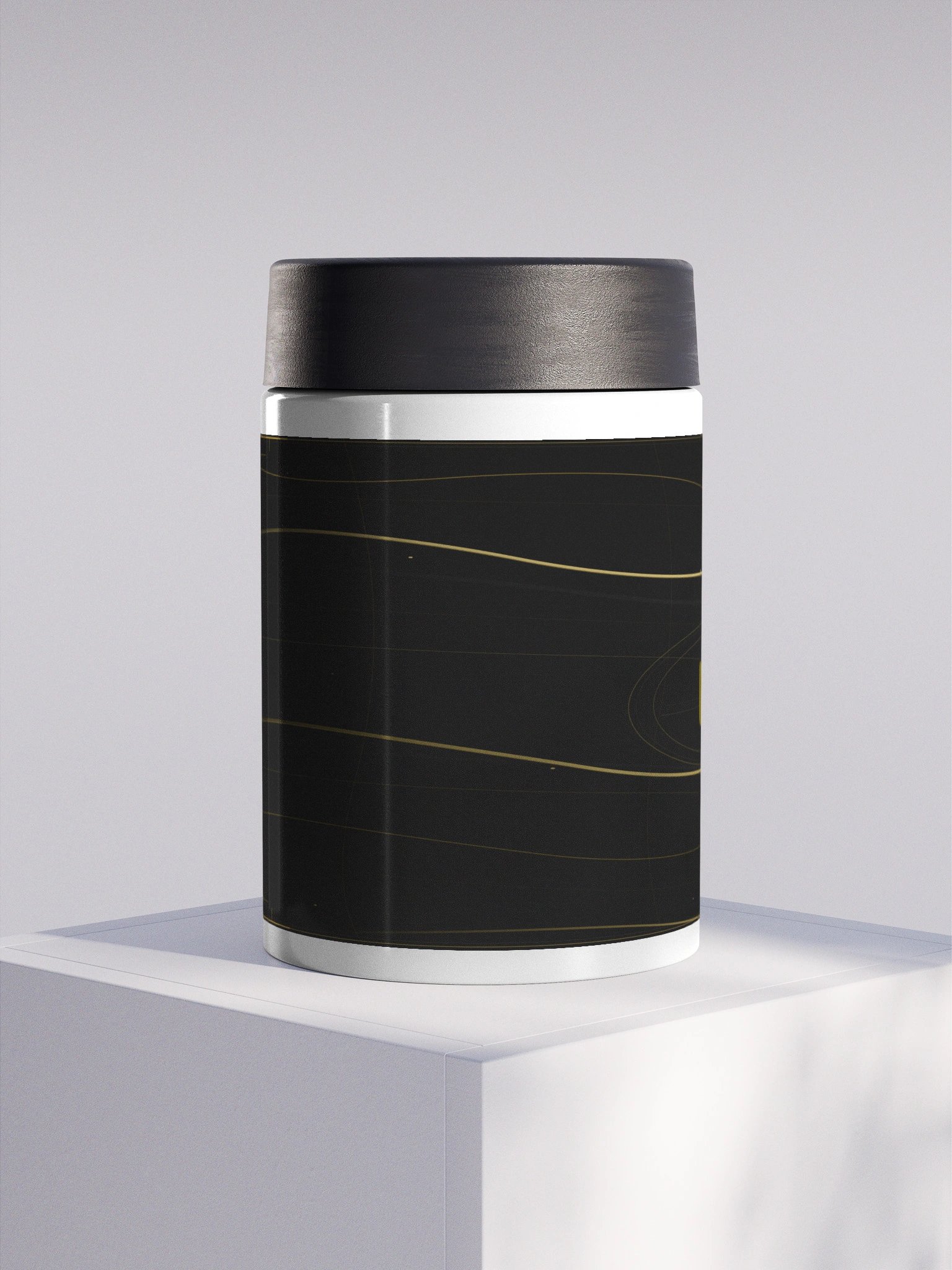 Black & Gold Can Cooler (Koozie) product image (1)
