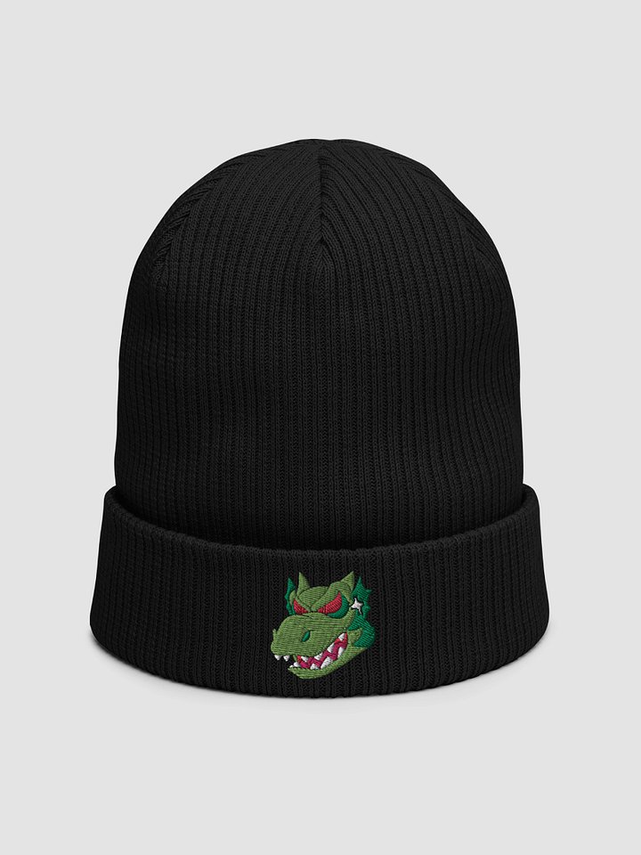 Angry Green Dragon Beechfield Ribbed Beanie product image (1)