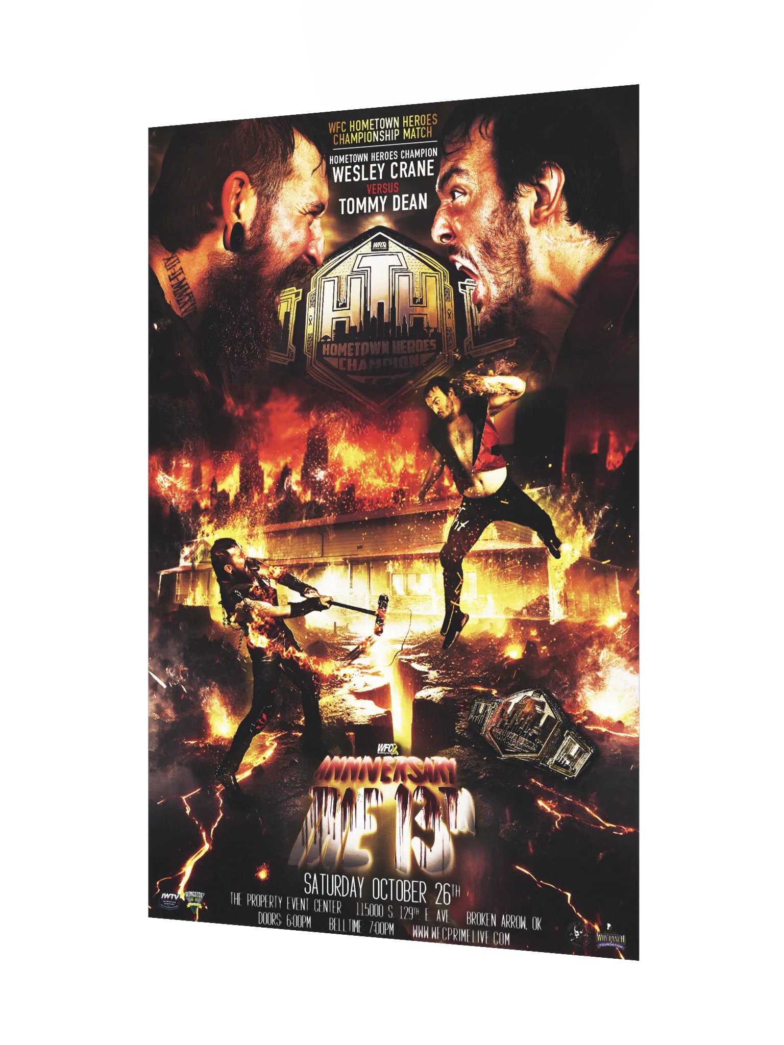 Wesley Crane vs Tommy Dean | Rivalry Poster product image (8)
