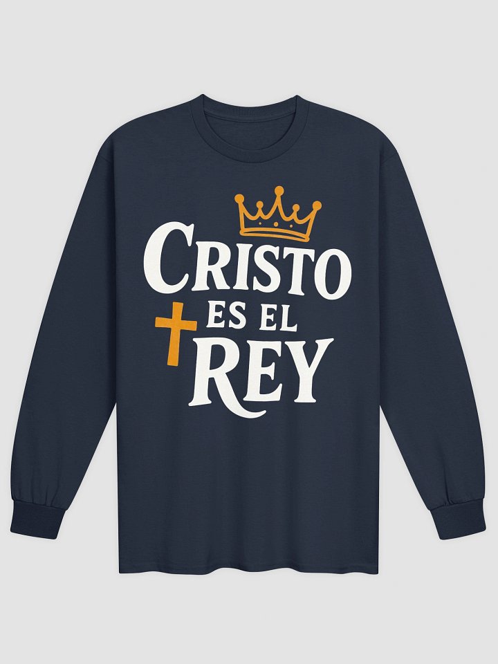 Camiseta Unisex Manga Larga | Cristo es el Rey product image (1)