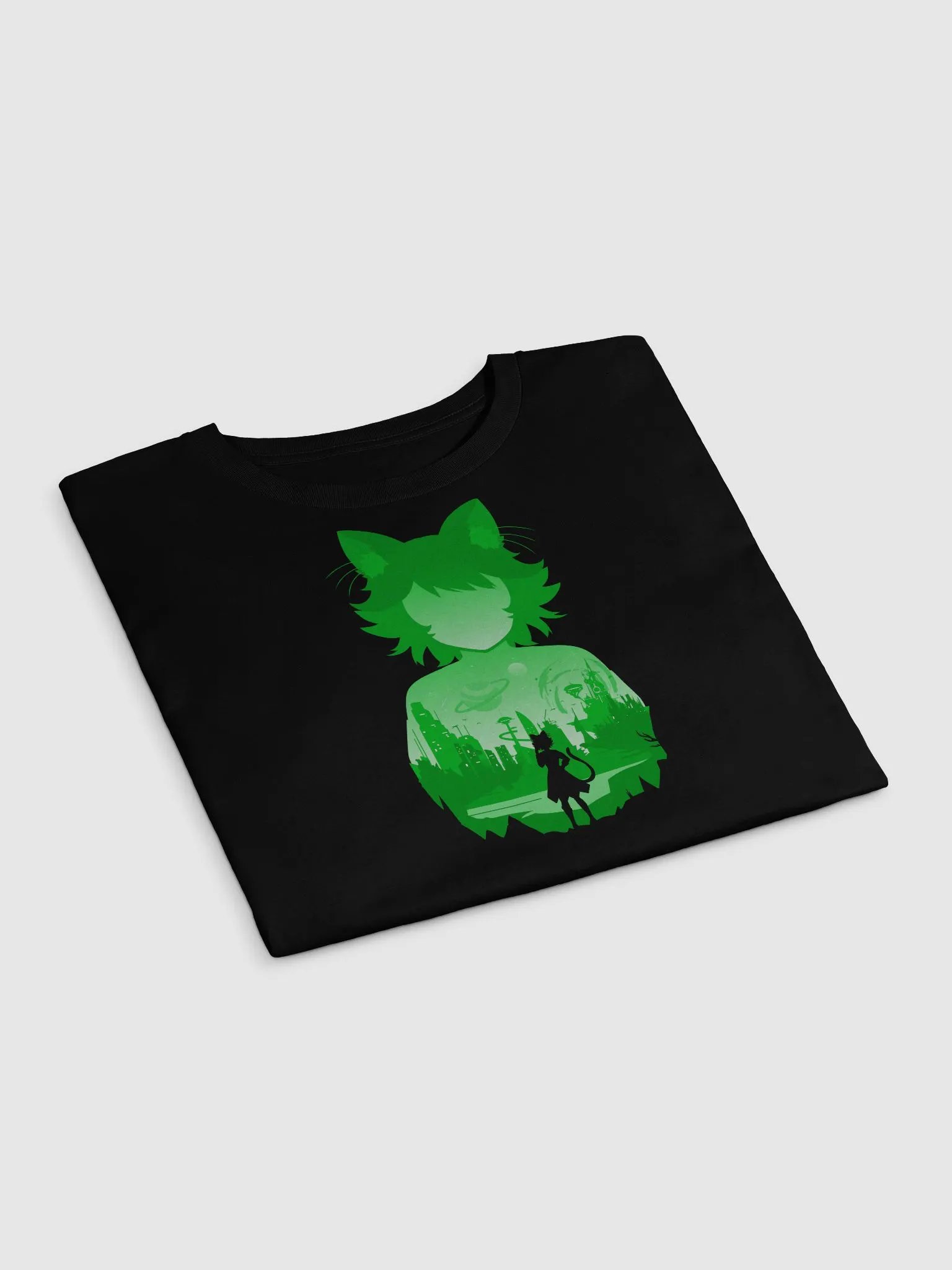 Cyber Kitty (Crop T-Shirt) product image (5)