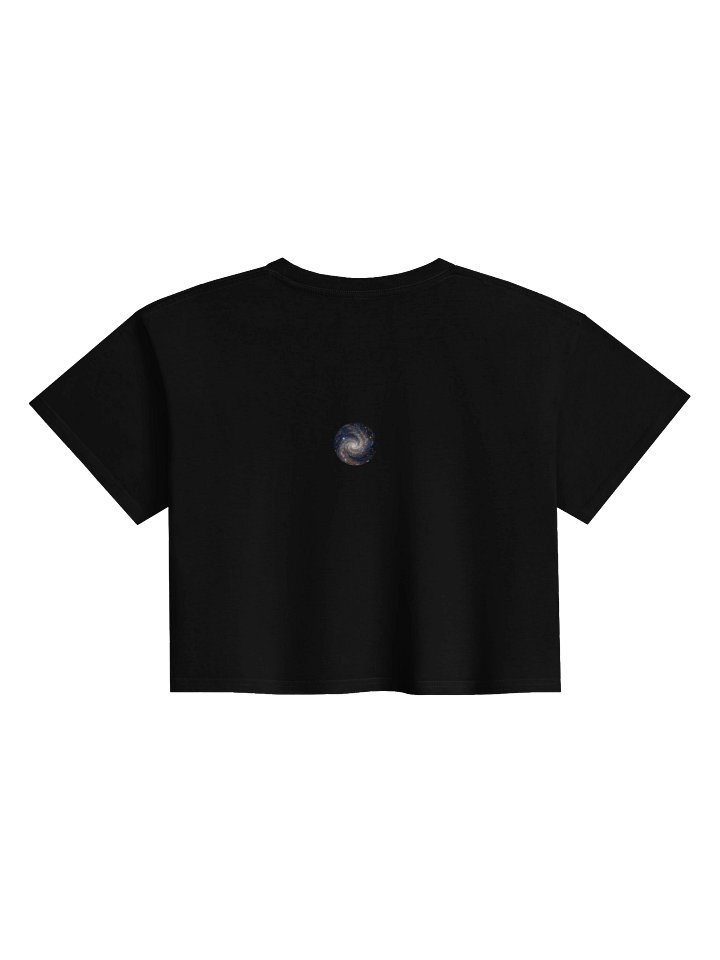Black Crop Top with Milky Way logo product image (2)