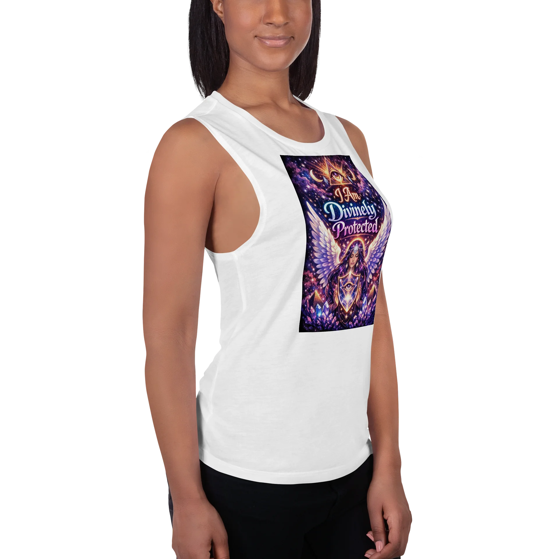 Divine Protection Affirmation -Flowy Tank product image (3)