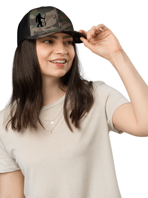 Sasquatch Single Stick-Walker Camouflage Trucker Hat / Feel the MO product image (3)