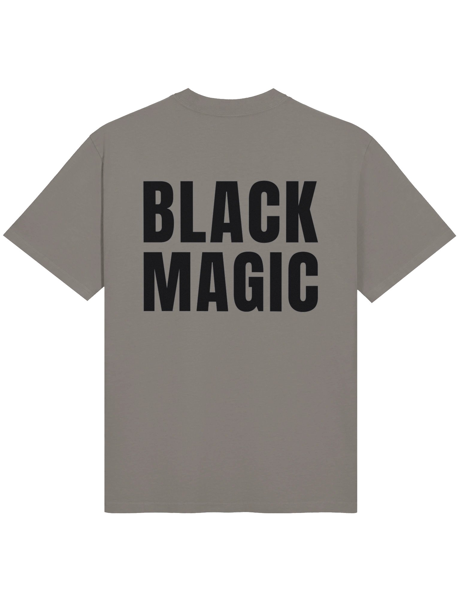 BLACK CAT BLACK MAGICK FADED GRAY TEE product image (2)