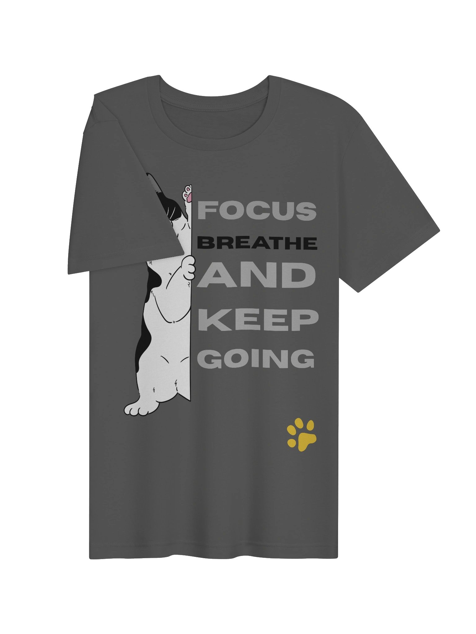 Focus and Keep Going Cat Tee product image (3)