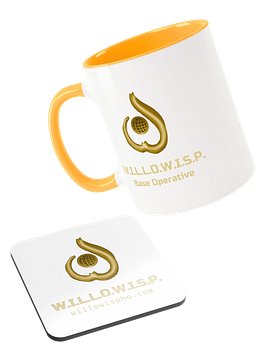 Base Op Mug and Coaster (twotone)