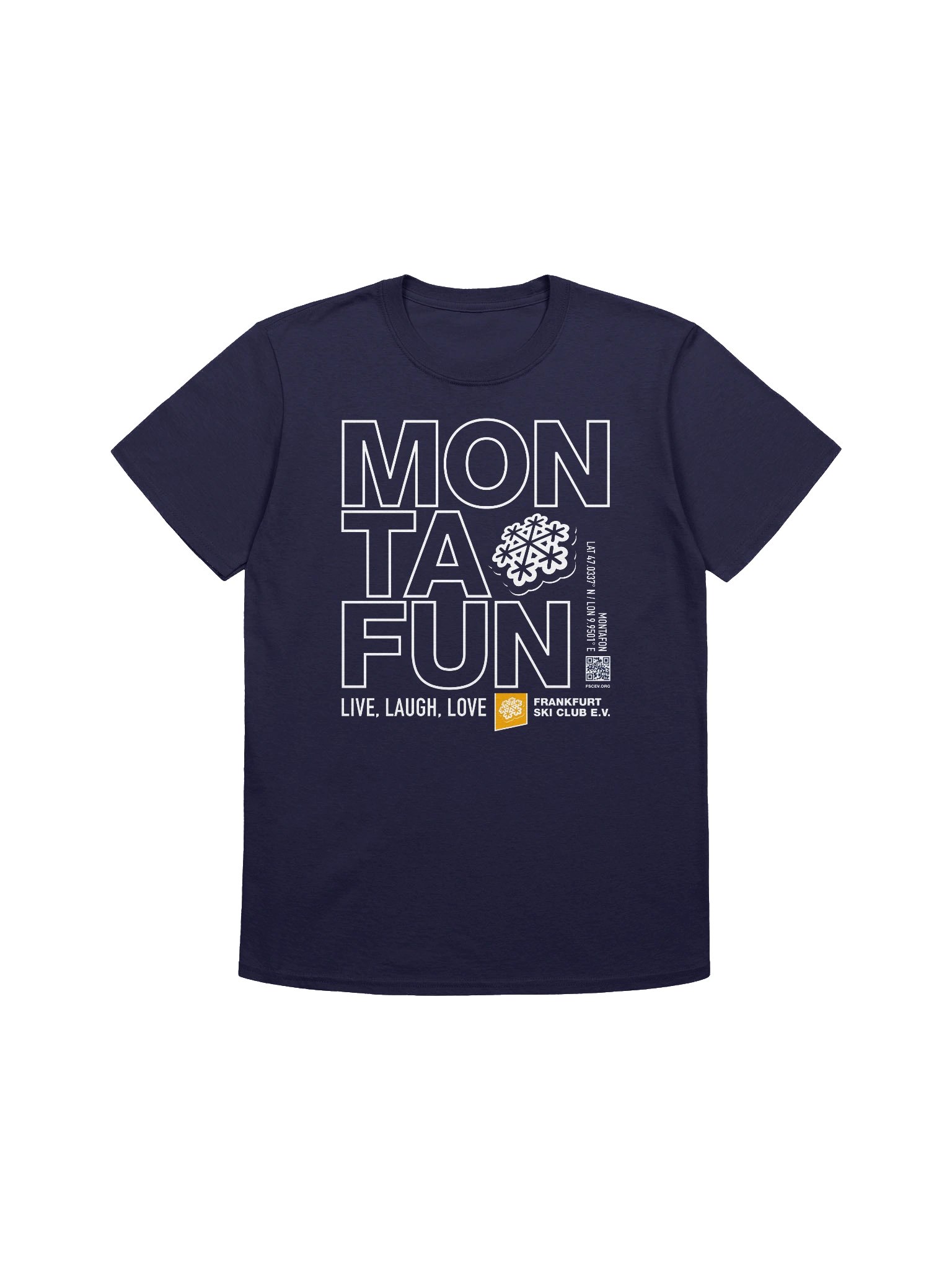 Monta(fun) Live, Laugh, Love (front only print) product image (1)