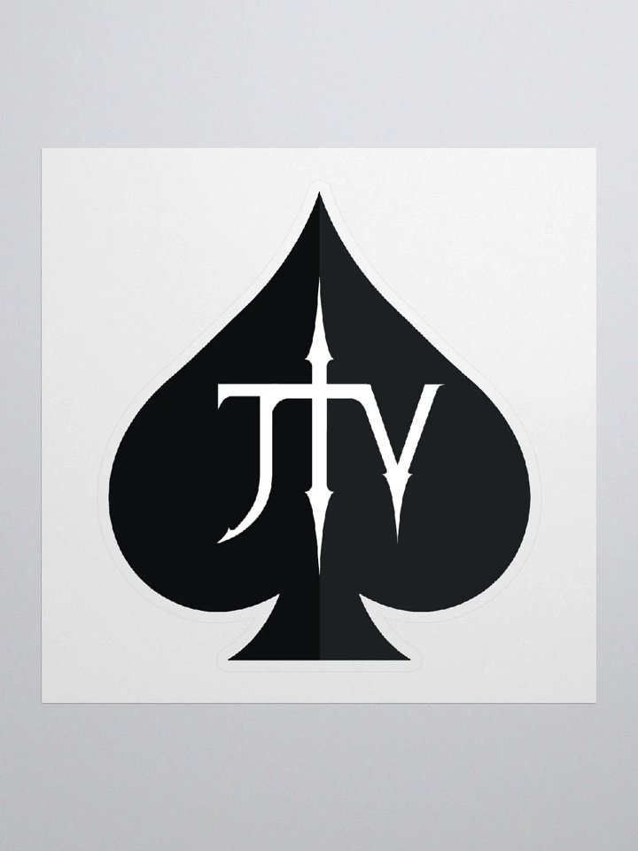JTV Monogram Spade Stickers product image (1)