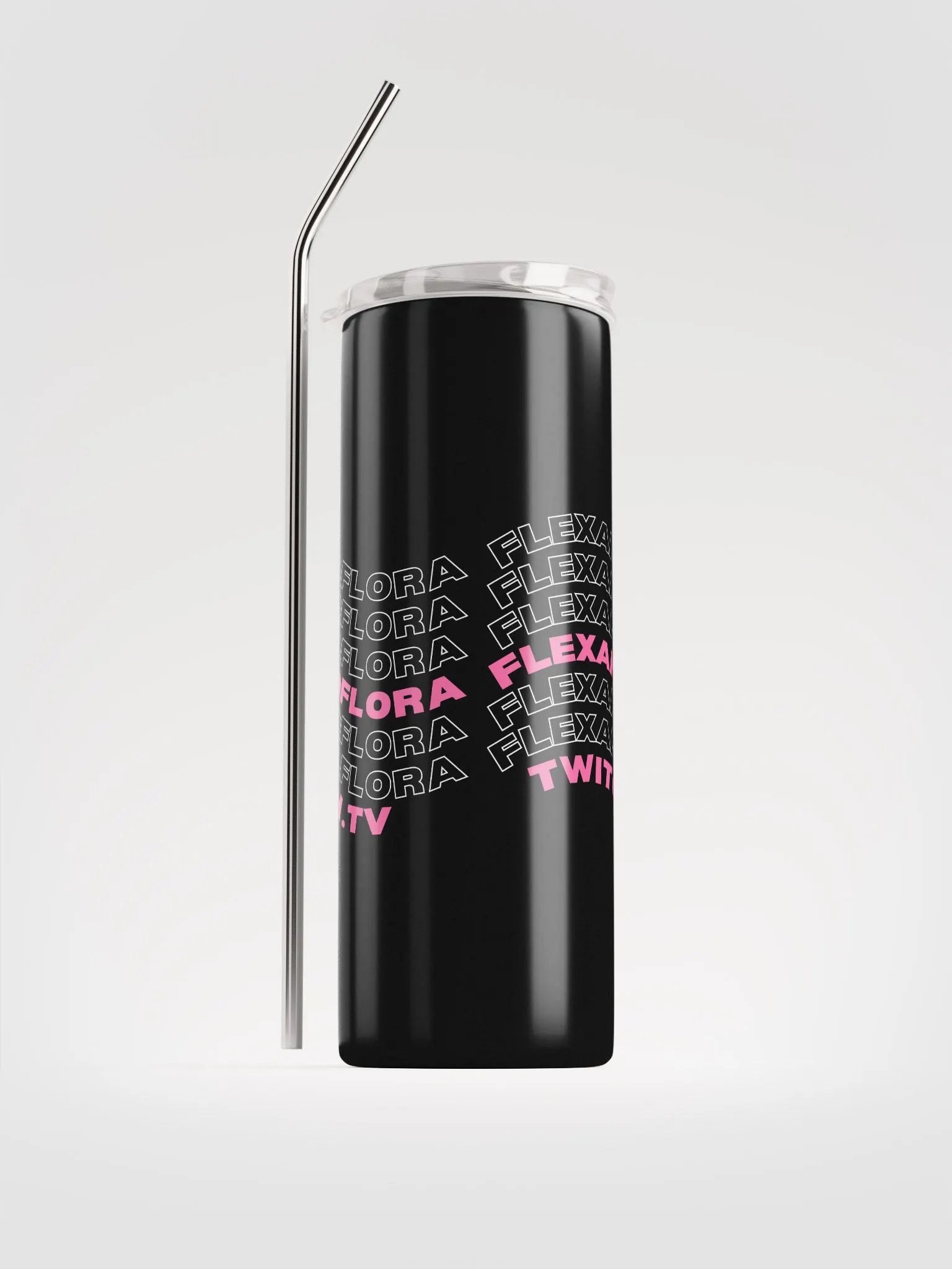 FAF Metallic Tumbler with Straw product image (4)