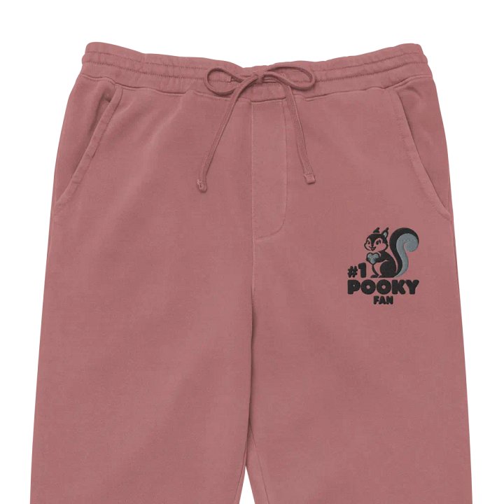 #1 Pooky Fan Embroidered Premium Joggers product image (1)