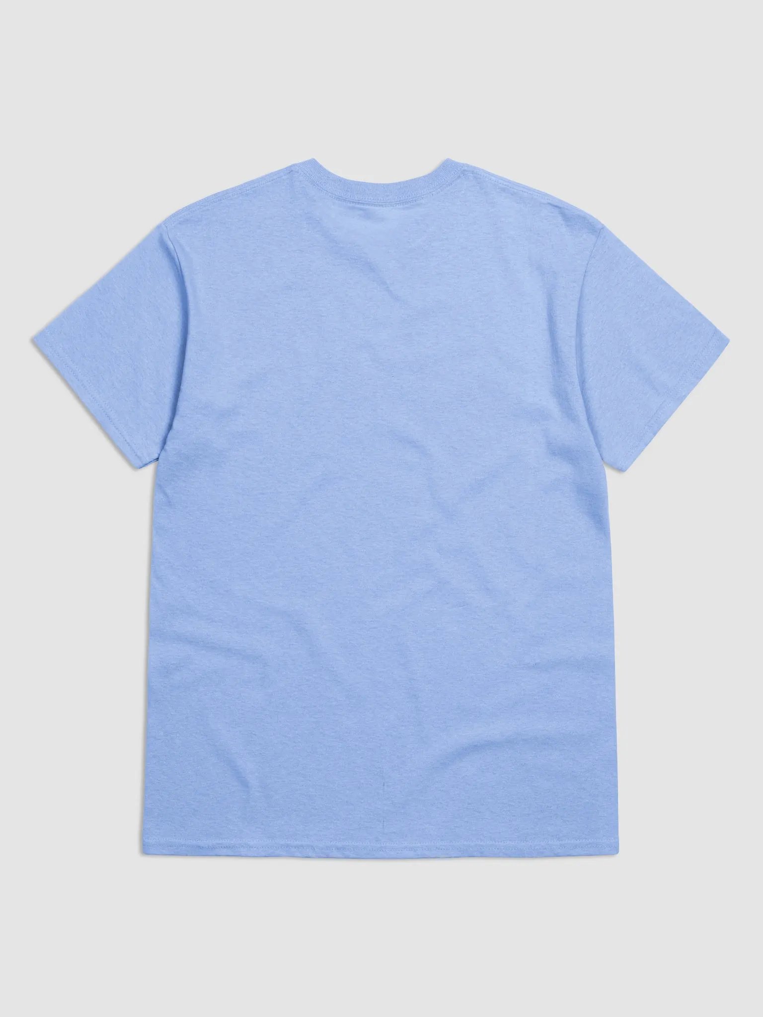 Dublin/Áth Cliath Scholastic style Ogham, light blue with navy, printed T-shirt product image (6)