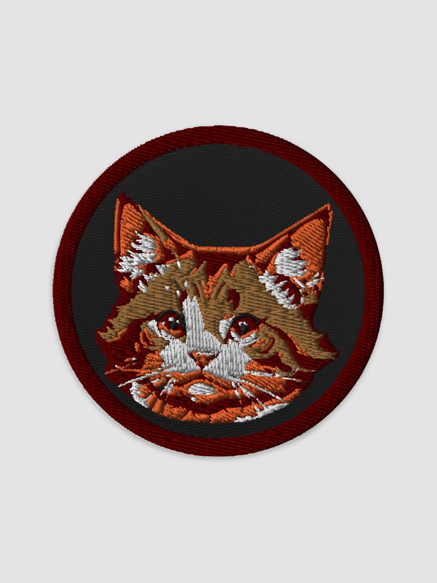 Eevee Face Embroidered Patch - Circular ⌀3 in product image (1)