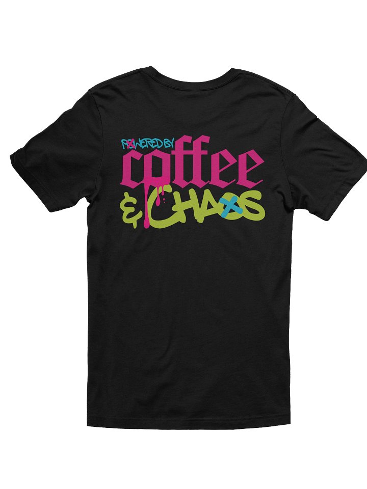 Powered by Coffee & Chaos Streetwear T-Shirt product image (2)