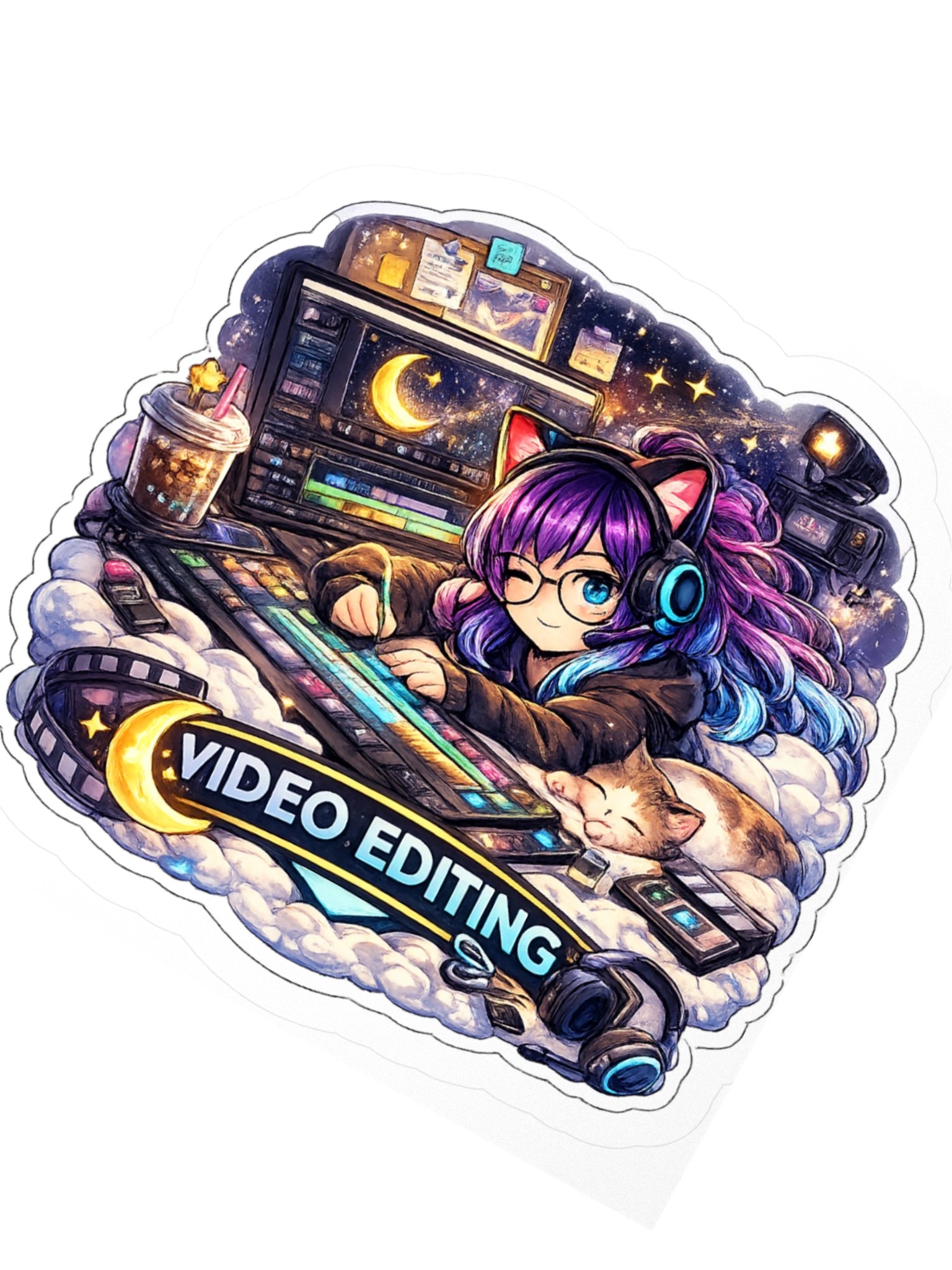 • AKC // Callie Sticker VIDEO EDITING | Callie Emote Badge Series product image (2)
