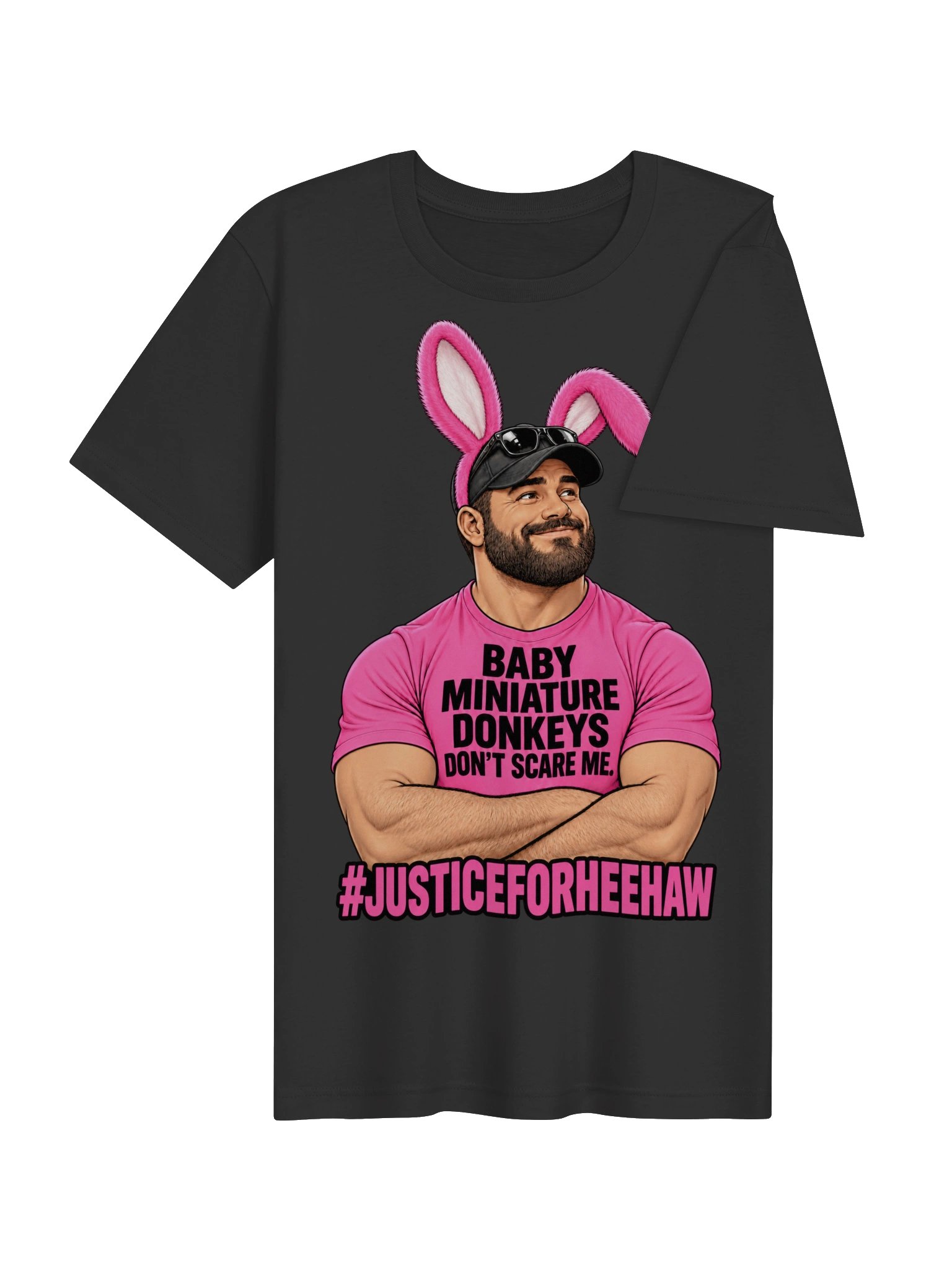 Baby Miniature Donkeys Don't Scare Me — Justice for HeeHaw Unisex T-Shirt product image (4)
