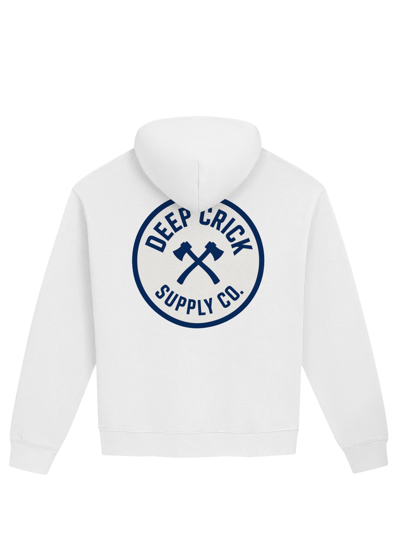 Deep Crick Supply Co. Back Printed Crossed Axes Hoodie product image (2)