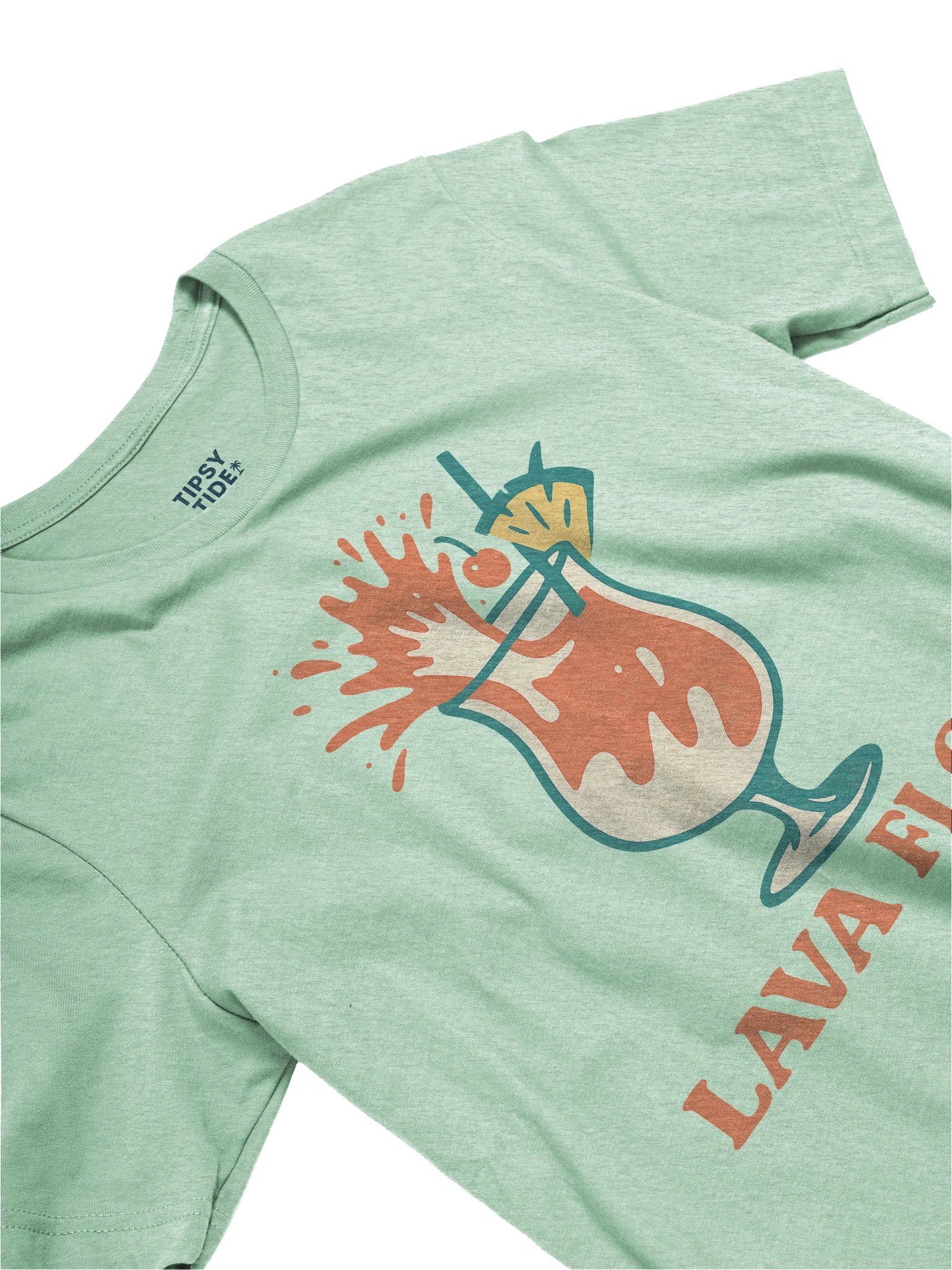 Lava Flow Cocktail Glass T-Shirt product image (14)