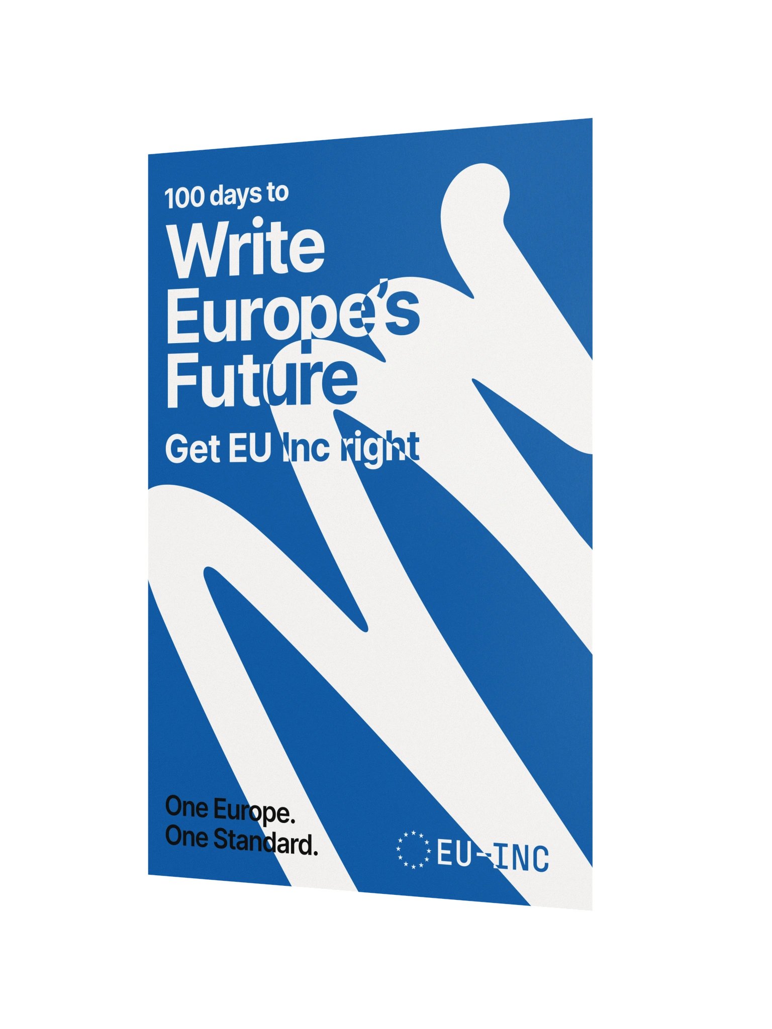 Poster Blue - Write Europe's Future product image (2)