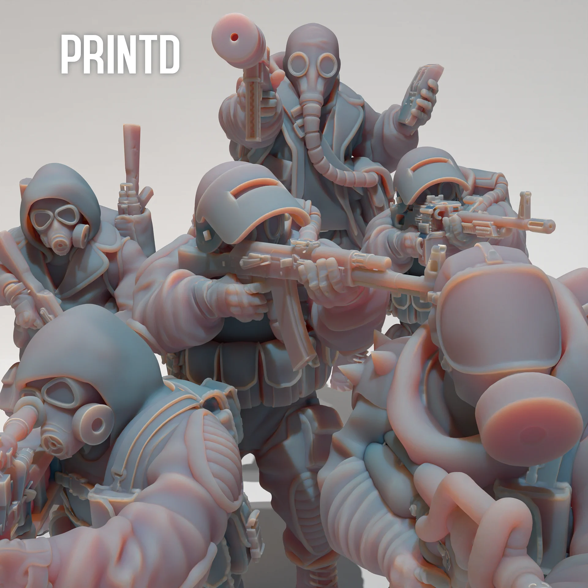 After the Fall Part 2 - Post Apocalyptic Zona Alpha Wargame Hobby Resin Scale Models product image (1)