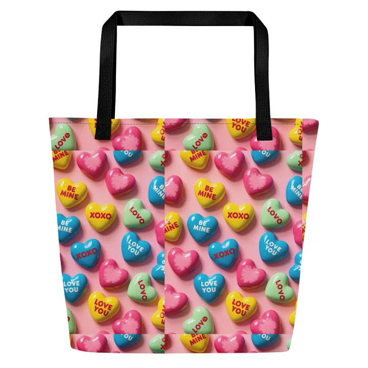 Sweetheart Messages All-Over Tote Bag product image (1)
