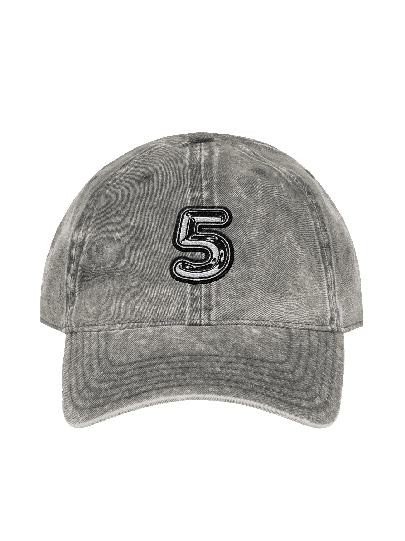 Grey Balloon Embroidered Dad Hat product image (1)