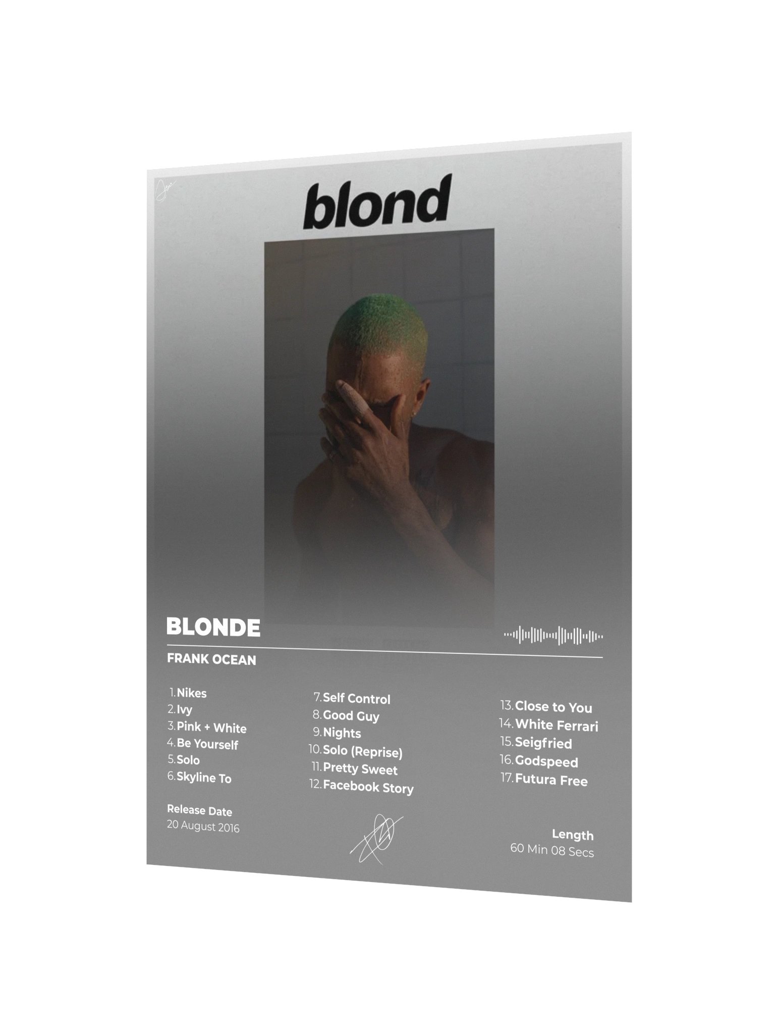 Frank Ocean Blonde Poster product image (2)