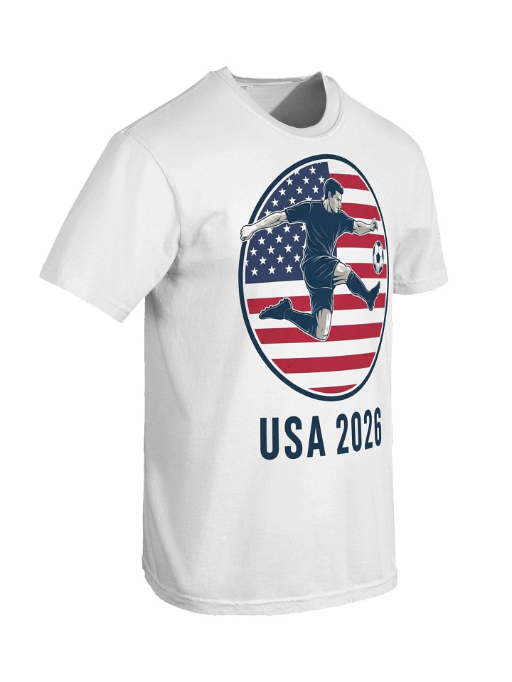 USA 2026 Soccer T-Shirt – American Flag Patriot Graphic Tee product image (2)