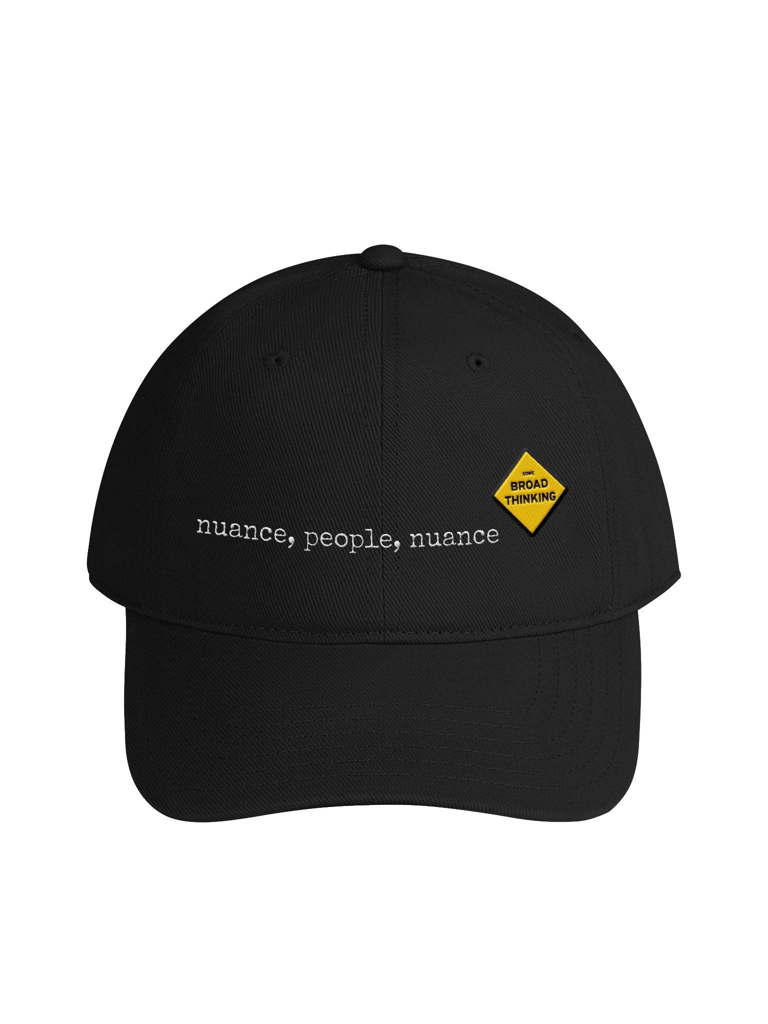 "nuance, people, nuance" Embroidered Baseball Cap product image (1)