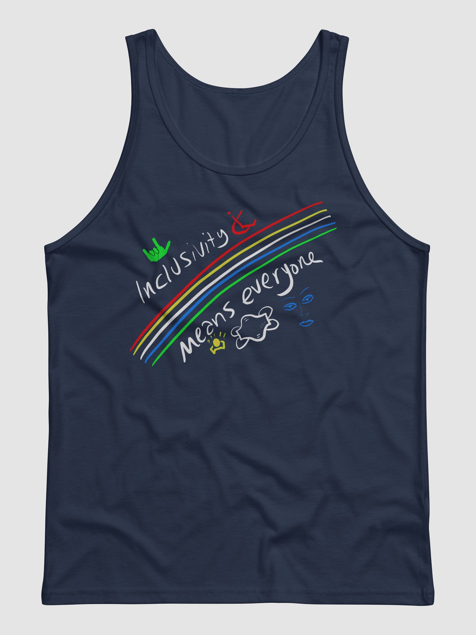 Inclusivity Means Everyone tank product image (2)