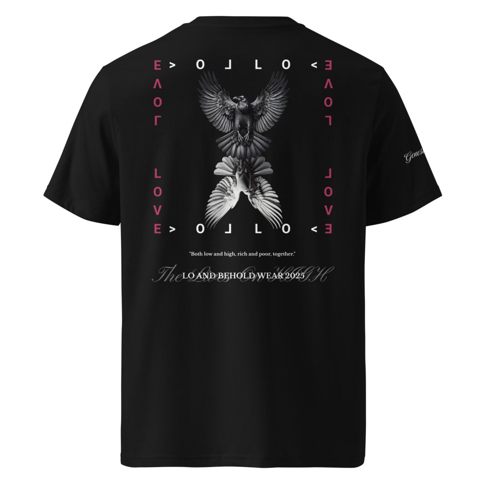 The Lord On HIGH | NEW CHAPTER | UNISEX Tee | White & Pink product image (5)