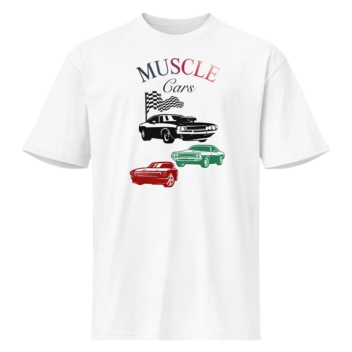 Muscle Car White Tee product image (1)