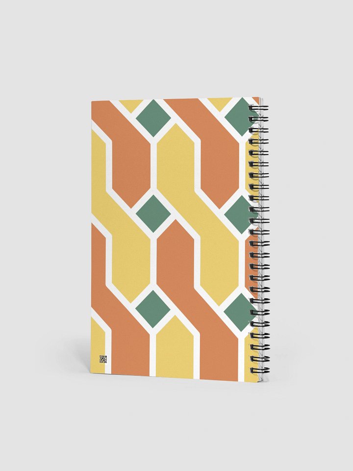 Rhythmic Geometric Spiral Notebook product image (2)